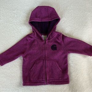 12 months Carhartt Zip Up Flece